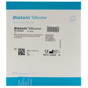 Biatain Silicone Schaumverband 10x10 cm Produktbild