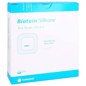 BIATAIN Silikon Schaumverband 10x10 cm Produktbild