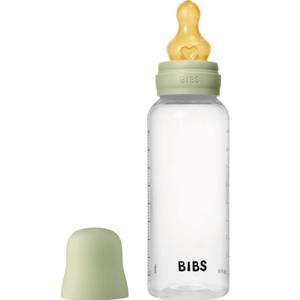BIBS Baby Bottle Round Latex Medium Flow Sage 270 ml 1-pack produkt bild