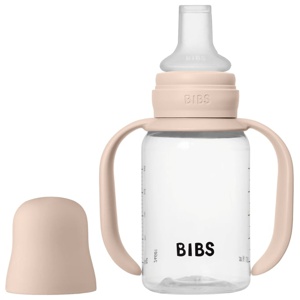 BIBS Baby Sippy Bottle Spout Silicone Blush 150 ml 1 st produkt bild