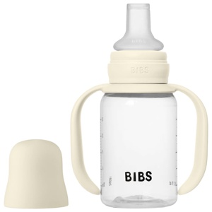 BIBS Baby Sippy Bottle Spout Silicone Ivory 150 ml 1 st produkt bild