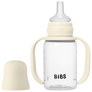 BIBS Baby Sippy Bottle Spout Silicone Ivory 150 ml produktbillede