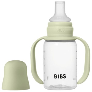 BIBS Baby Sippy Bottle Spout Silicone Sage 150 ml 1 st produkt bild