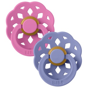 BIBS Boheme Latex Size 1 Bubblegum/Peri 2-pack produkt bild