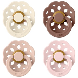BIBS Boheme Latex Size 2 Ivory/Blush/Woodchuck/Blossom 4-pack produkt bild