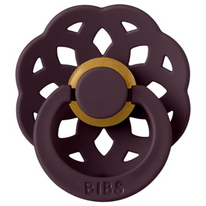BIBS Pacifier Boheme Latex 6+ månader Size 2 Plum produkt bild