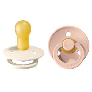 BIBS Colour Ivory/Blush strl. 3 (+18 månader) 2 -pack produkt bild