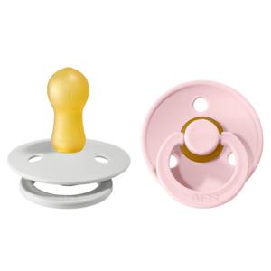 BIBS Colour 2-pack Latex Size 2 Haze/Blossom produkt bild