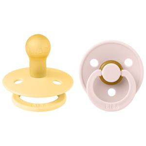 BIBS Colour Latex 0+ Månader Size 1 Pale Butter & Petal 2 st produkt bild