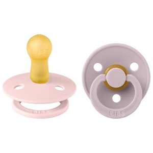 BIBS Pacifier Colour Latex Blossom/Dusky Lilac Size 2 2 st produkt bild