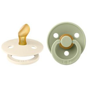 BIBS Colour Latex Anatomisk Ivory/Sage - Flere størrelser produktbillede