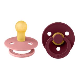 BIBS Colour Latex Size 1 Dusty Pink/Elderberry 2-pack produkt bild