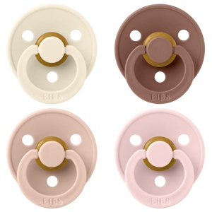 BIBS Colour Latex Size 1 Ivory/Blush/Woodchuck/Blossom 4-pack produkt bild