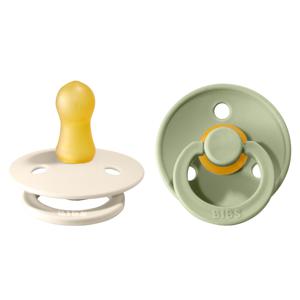 BIBS Colour Latex Size 1 Ivory/Sage 2-pack produkt bild