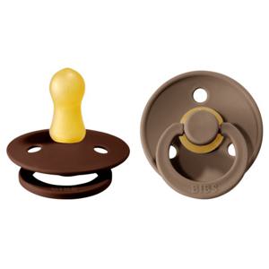 BIBS Colour Latex Size 1 Mocha/Dark Oak 2-pack produkt bild