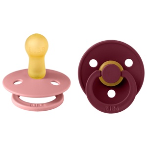 BIBS Colour Latex Size 2 Dusty Pink/Elderberry 2-pack produkt bild