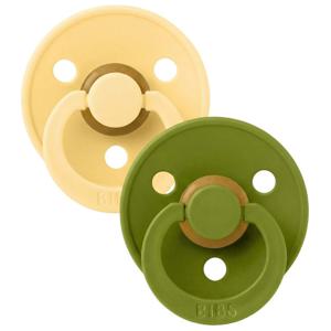 BIBS Colour Latex Size 3 Pale Butter/Wasabi 2-pack produkt bild