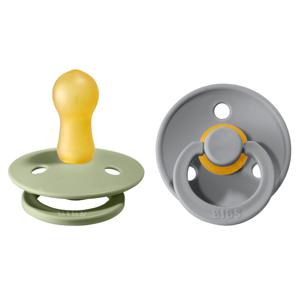 BIBS Colour 2-pack Latex Size 2 Sage/Cloud produkt bild