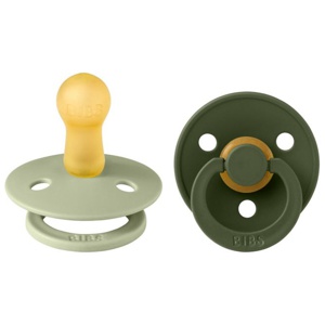 BIBS Colour smokk lateks sage/hunter green 6 mnd+ 2 stk produktbilde
