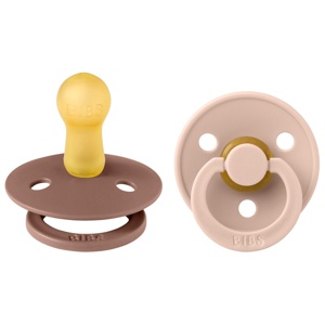 BIBS Colour Latex 6+ mdr 2-pak   Woodchuck/Blush produktbilde