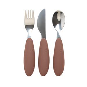 BIBS bestick 3 delar woodchuck produkt bild