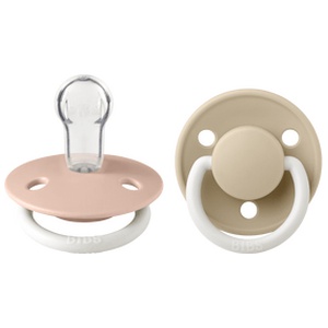 BIBS De Lux GLOW Silicone Onesize 2 pak - Flere farver produktbillede