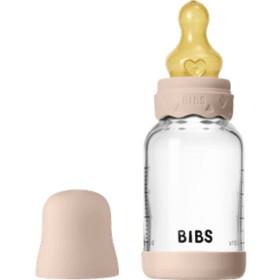 BIBS Glass Boheme Baby Bottle Latex 120 ml Slow Flow Blush Nappflaska 1 st produkt bild