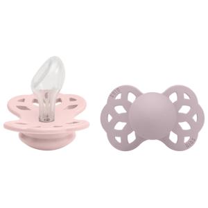 BIBS Infinity Silicone Anatomical Size 2 Blossom/Dusky Lilac 2 st produkt bild