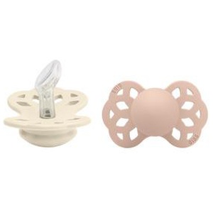 BIBS Infinity Silicone Anatomisk Ivory/Blush 2 pak - Flere størrelser produktbillede