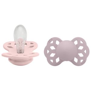 BIBS Infinity Silicone Symmetrical Storlek 2 Blossom/Dusky Lilac 2 st produkt bild