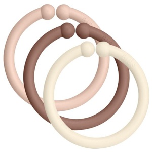 BIBS Loops 12-pack Blush/Woodchuck/Ivory produkt bild