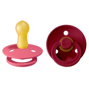 BIBS Colour Latex Size 2 Coral/Ruby 2-pack produkt bild