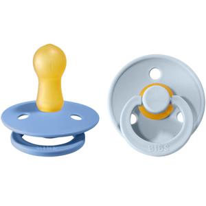 BIBS Colour 2-pack Latex Size 2 Sky Blue/Baby Blue produkt bild