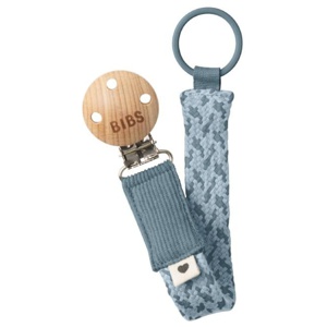 BIBS Paci Braid napphållare Petrol/Baby Blue produkt bild