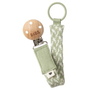 BIBS Pacifier Braid Napphållare Sage/Ivory produkt bild