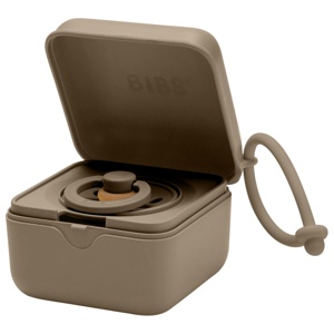 BIBS Pacifier Box Dark Oak 1 st produkt bild