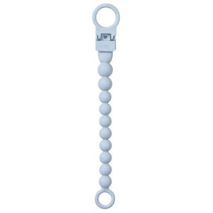 BIBS Pacifier Clip Beaded Baby Blue Onesize produkt bild