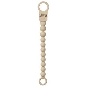 BIBS Pacifier Clip Beaded Vanilla Onesize produkt bild