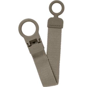 BIBS Pacifier Clip Loop Dark Oak produkt bild