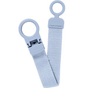 BIBS Pacifier Clip Loop Dusty Blue produkt bild