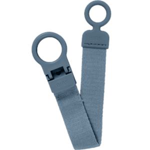 BIBS Pacifier Clip Loop Petrol produkt bild