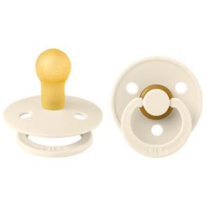 BIBS Pacifier Colour Latex Size 1 Ivory/Ivory 2-pack produkt bild