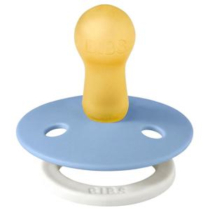 BIBS Pacifier Colour Latex Sky Blue Glow Size 2 produkt bild