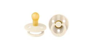 BIBS Pacifier Studio Colour 2-pack Pin Latex Size 1 Ivory Vanilla Mix produkt bild