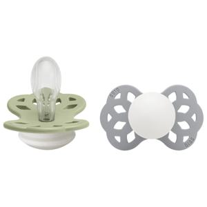 BIBS Pacifier Infinity Symmetrical Silicone Sage Glow/Cloud Glow produkt bild