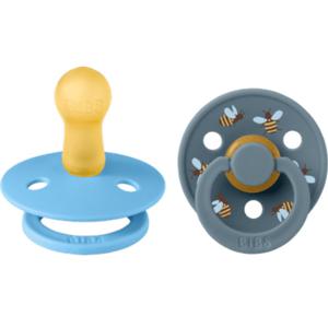 BIBS Pacifier Studio Colour 2-pack Bumblebee Latex Size 2 Breeze Mix produkt bild