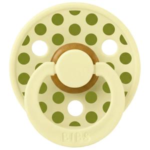 BIBS Pacifier Studio Colour Polka Medium Latex Luna Wasabi Size 2 produkt bild