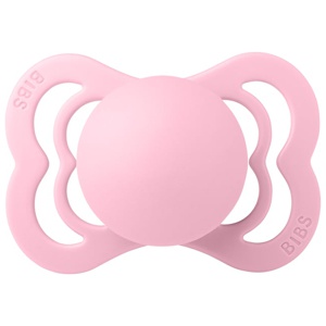 BIBS Pacifier Supreme Silicone 0+ månader Size 1 Baby Pink produkt bild