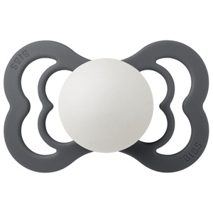 BIBS Supreme Silicone Size 2 Iron GLOW produkt bild