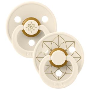 BIBS Studio Colour Noor Latex Size 2 Ivory Gold 2-pack produkt bild